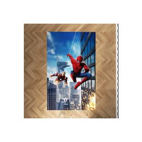 Mekta Home MKTYH-015 Bebek ve Çocuk Odası Örümcek Adam ve Demir Adam Halı