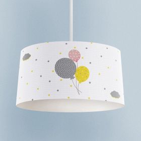 Mekta Home Renkli Balon Desenli Beyaz Avize