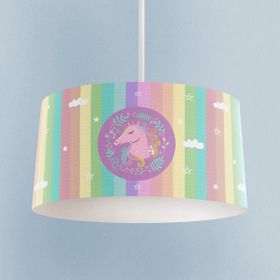 Mekta Home Renkli Unicorn Desenli Avize