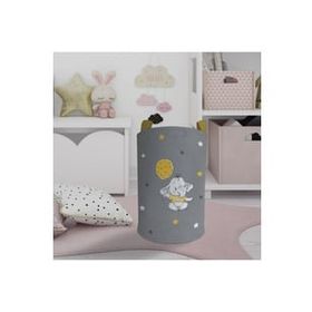 Mekta Home Sarı Filli Balon Desenli Bebek ve Çocuk Odası Oyuncak Sepeti
