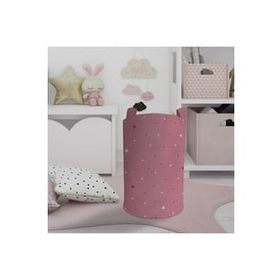 Mekta Home Yıldız Renkli Desenli Bebek ve Çocuk Odası Oyuncak Sepeti