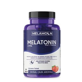 Melamoon Melatonin 3 mg Çilek Aromalı 120 Çiğnenebilir Tablet