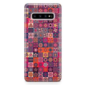 Melefoni 9392 Samsung Galaxy S10 Patchwork Serisi Fiona Kılıf