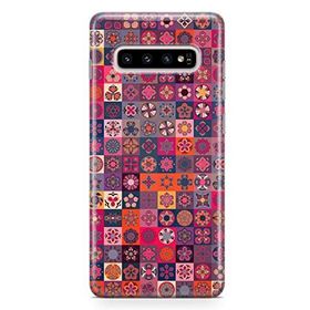 Melefoni 9392 Samsung Galaxy S10 Patchwork Serisi Fiona Kılıf