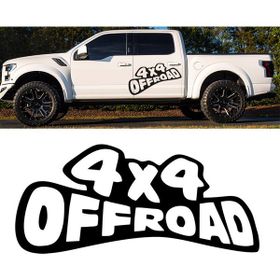 Melek Pazarı 4x4 off Road Yazı Siyah 30x13 cm Oto Sticker