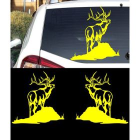 Melek Pazarı S1366 Geyik Sarı 90x90 cm Oto Sticker