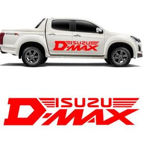 Melek Pazarı S1734 Isuzu D-Max Sticker off Road Kırmızı 25x5 cm Oto Sticker