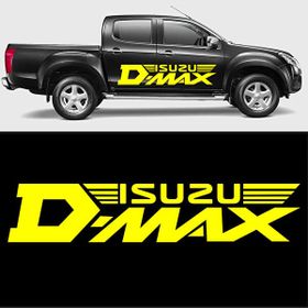 Melek Pazarı S1734 Isuzu D-Max Sticker off Road Sarı 50x10 cm Oto Sticker