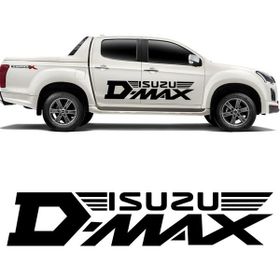 Melek Pazarı S1734 Isuzu D-Max Sticker off Road Siyah 25x5 cm Oto Sticker