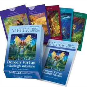 MELEK TAROT KARTLARI 78 KARTLIK DESTE VE AÇIKLAMA KITAPÇIĞI - DOREEN VIRTUE;RADLEIGH VALENTIN