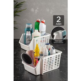 Meleni Home 2 Adet Banyo Mutfak Rafı