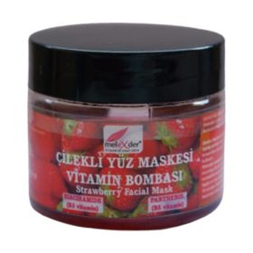 Melexder Vitamin Bombası-Çilekli Yüz Maskesi