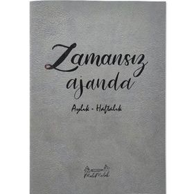 Meli Melek Zamansız Gri Ajanda