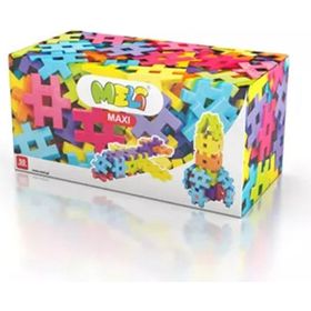 Meli Toys Maxi 50 Renkli Blok Oyuncak