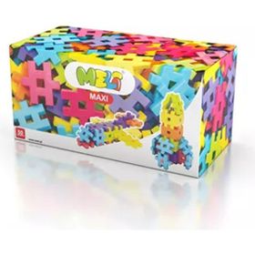 Meli Toys Maxi 50 Renkli Blok Oyuncak