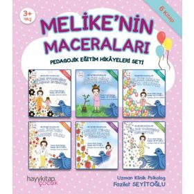 Melike'nin Maceraları 6'lı Pedagojik Eğitim Hikayeleri Seti - Fazilet Seyitoğlu