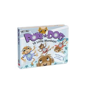 Melissa and Doug Poke-A-Dot İnteraktif Kitap - 10 Little Monkeys
