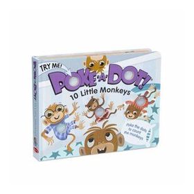 Melissa and Doug Poke-A-Dot İnteraktif Kitap - 10 Little Monkeys