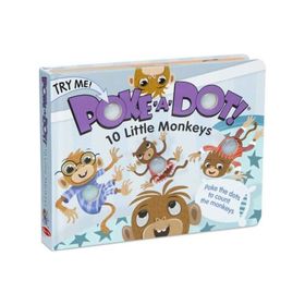Melissa and Doug Poke-A-Dot İnteraktif Kitap - 10 Little Monkeys