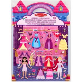 Melissa & Doug 19100 Tekrar Kullanılabilir Prenses Köpük Çıkartma Oyun Seti