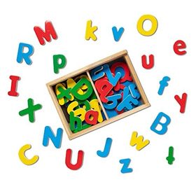 Melissa&Doug 10448 Ahşap Mıknatıslı Harfler
