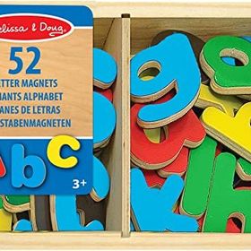 Melissa&Doug 10448 Ahşap Mıknatıslı Harfler