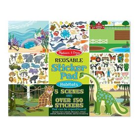 Melissa&Doug 3D Tak Çıkar Hayvanlar Çıkartma Kitabı
