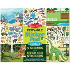 Melissa&Doug 3D Tak Çıkar Hayvanlar Çıkartma Kitabı