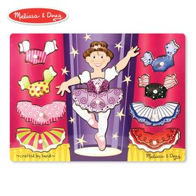 Melissa&Doug Ahşap Değiş Tokuş Balerin Yapboz