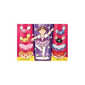 Melissa&Doug Ahşap Değiş Tokuş Balerin Yapboz