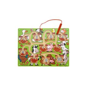 Melissa&Doug Ahşap Mıknatıslı Labirent Sayılar Yapboz