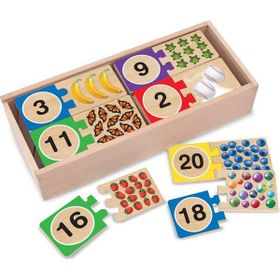 Melissa&Doug Ahşap Sayılar Eşleştirme Yapbozu