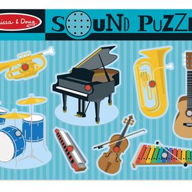 Melissa&Doug Ahşap Sesli Müzik Aletleri Yapboz