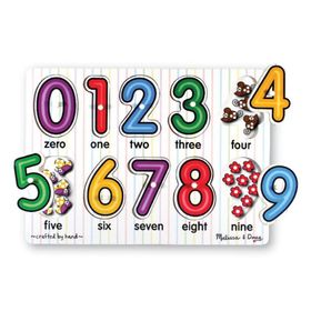MELISSA&DOUG AHŞAP TUTMALI YAPBOZ SAYILAR