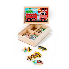 Melissa&Doug Araçlar 12x4 Ahşap Yapboz Seti