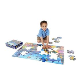 Melissa&Doug Deniz Altı 48 Parça 3+ Yaş Dev Yer Yapbozu