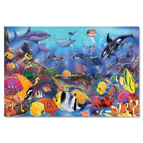 Melissa&Doug Dev Deniz Atı Yer Yapbozu