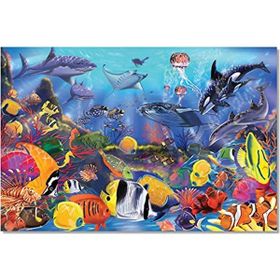 Melissa&Doug Dev Deniz Atı Yer Yapbozu