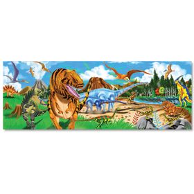 Melissa&Doug Dev Yer Dinozor Dünyası 48 parça Yapbozu