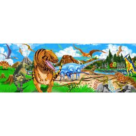 Melissa&Doug Dev Yer Dinozor Dünyası 48 parça Yapbozu