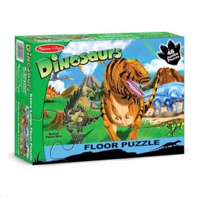 Melissa&Doug Dev Yer Dinozor Dünyası 48 parça Yapbozu