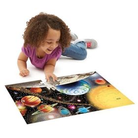 Melissa&Doug Dev Yer Güneş Sistemi 48 parça Yapbozu