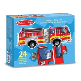 Melissa&Doug Dev Yer İtfaiye Aracı 24 parça Yapbozu