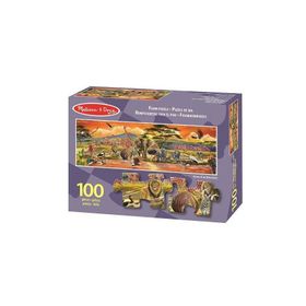 Melissa&Doug Dev Yer Safari 100 Parça Yapbozu