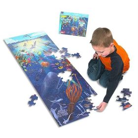 Melissa&Doug MD000443 Deniz Altında 100 Parça Dev Yer Yapbozu