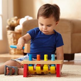 Melissa&Doug MD000496 Bambam Çivi Çakma
