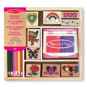 Melissa&Doug MD001632 Arkadaşlık Ahşap Baskı Seti