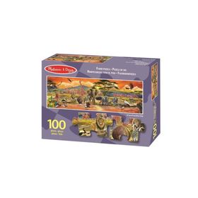 Melissa&Doug MD002873 100 parça Dev Yer Yapbozu - Safari