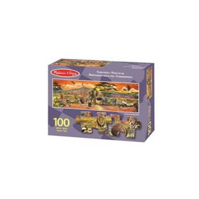 Melissa&Doug MD002873 100 parça Dev Yer Yapbozu - Safari