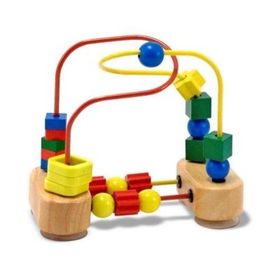 Melissa&Doug MD003042 Ahşap Boncuklu Labirent Eğitici Oyuncak